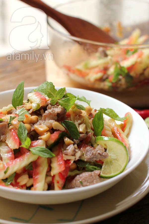 Salad cùi dưa hấu